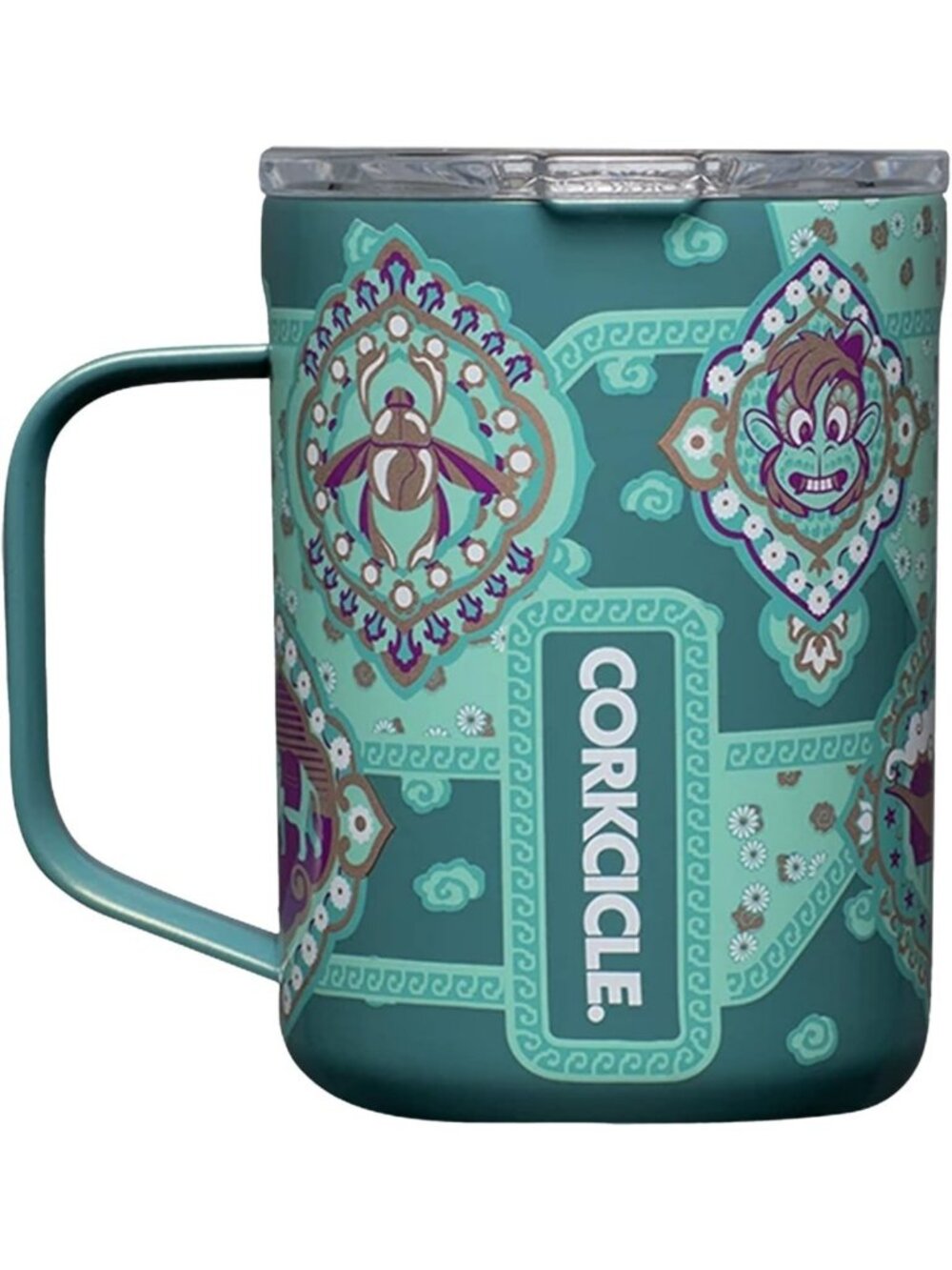 Insulated Coffee Mug 16 oz - Hot 3H, Disney Princess Jasmine Design, Travel Cup